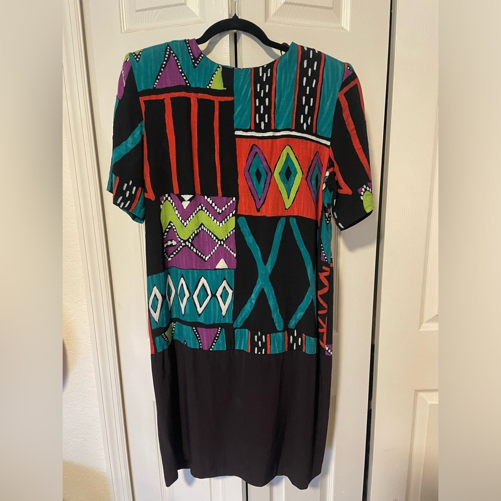 Vintage 90s Just in Thyme LTD dress. Shoulder pads fully in tact!